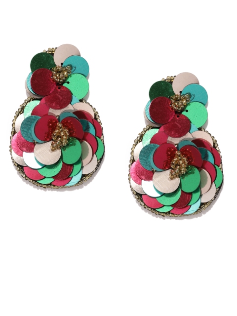 

ToniQ Multicoloured Sequin Statement Drop Earrings, Multi