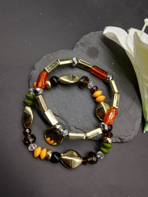 

ToniQ Multicoloured Elasticated Bracelet, Multi