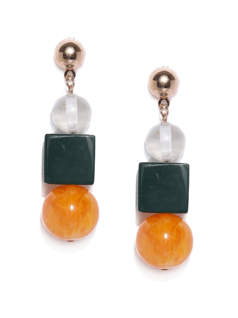 

ToniQ Multicoloured Geometric Drop Earrings, Multi