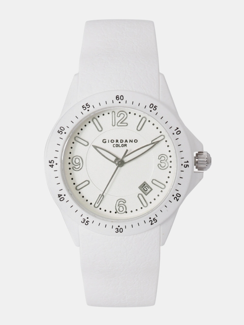 

GIORDANO Women White Analogue Watch 1678-WAX