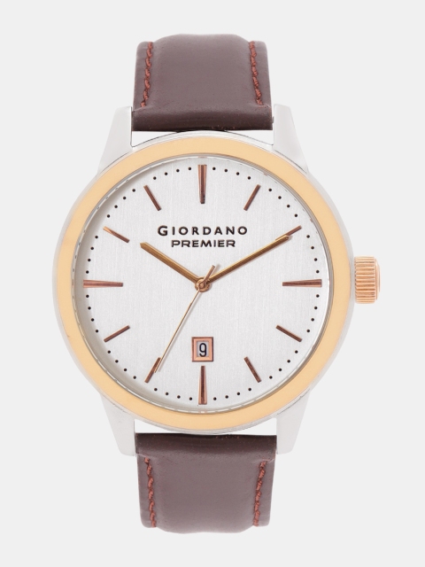

GIORDANO Men Silver-Toned Analogue Watch P126-44X