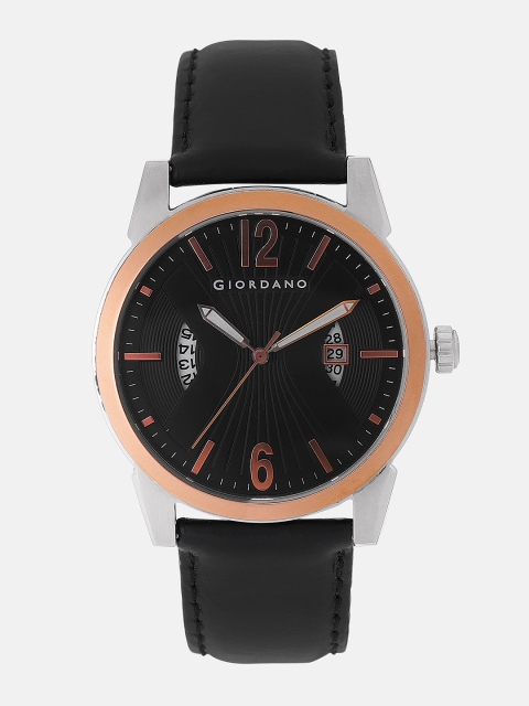 

GIORDANO Men Black Analogue Watch 1568-02X