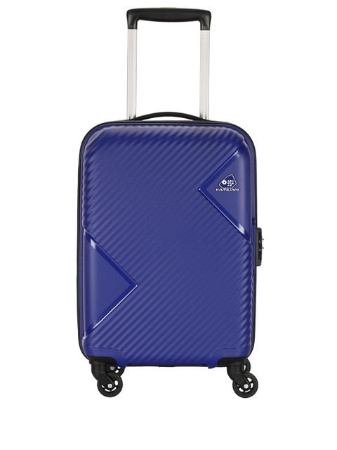 

KAMILIANT by American Tourister Zakk Unisex Blue Cabin Trolley Bag