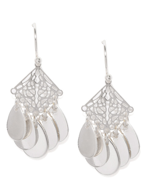 

Accessorize Silver-Plated Teardrop Shaped Drop Earrings