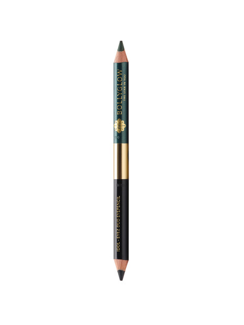 

BOLLYGLOW Women Exotic Emerald & Midnight Moon Idol Eyez Duo Eye Pencil Eyeliner 0.78 g, Green