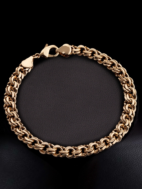 

Dare by Voylla Gold-Plated Stainless Steel Handcrafted Link Bracelet