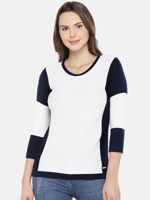 

Manola Women Navy Blue Solid Top