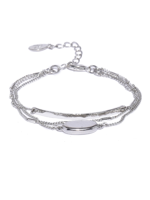 

Accessorize Women Silver-Toned Multistrand Bracelet