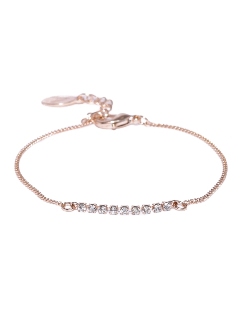

Accessorize Women Rose Gold-Toned Charm Bracelet