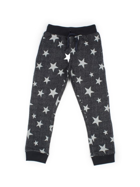 

Allen Solly Junior Boys Navy Blue Regular Fit Printed Joggers