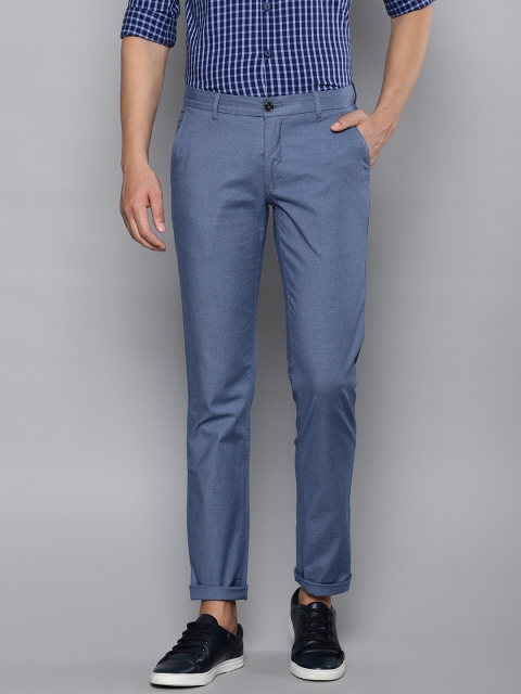 

Louis Philippe Sport Men Blue Slim Fit Solid Chinos