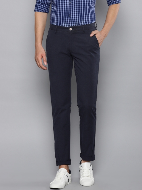 

Louis Philippe Sport Men Navy Blue Slim Fit Solid Chinos