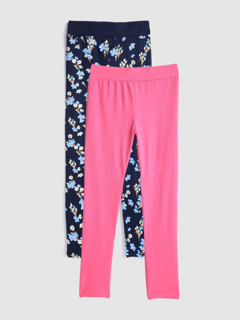 

YK Girls Pack of 2 Leggings, Pink