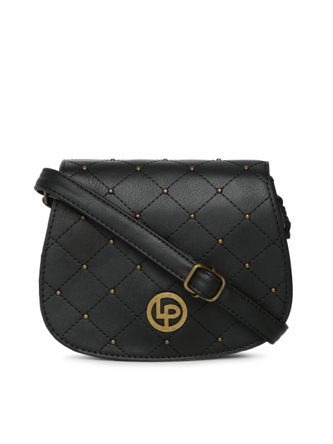 

Lino Perros Black Embellished Sling Bag