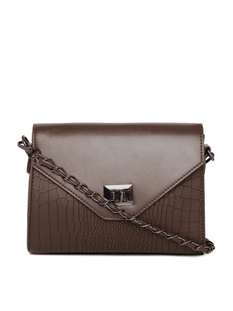 

Lino Perros Brown Solid Sling Bag