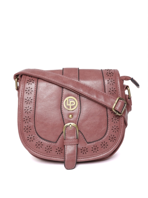

Lino Perros Dusty Pink Solid Sling Bag