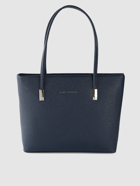 

Lino Perros Navy Blue Solid Shoulder Bag