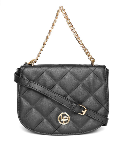 

Lino Perros Black Quilted Handheld Bag