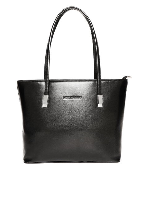 

Lino Perros Black Solid Shoulder Bag