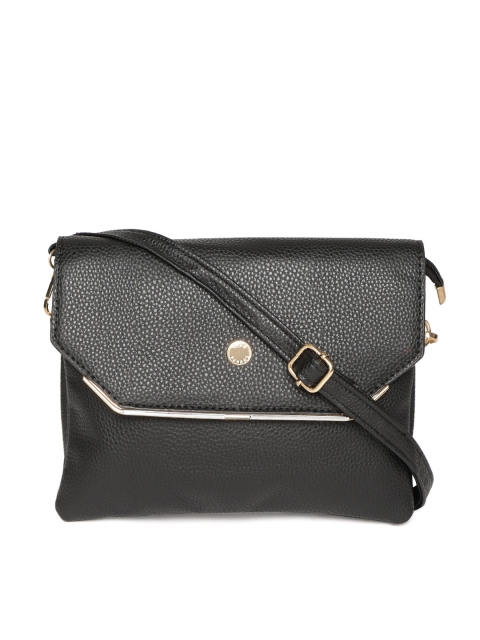 

Lino Perros Black Solid Sling Bag