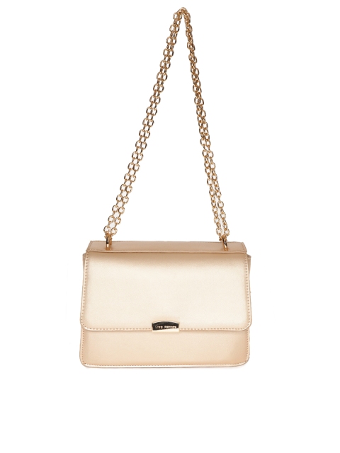 

Lino Perros Gold-Toned Solid Shoulder Bag