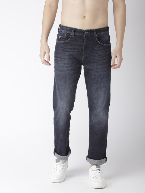 

Flying Machine Men Blue Jackson Regular Fit Low-Rise Clean Look Stretchable Jeans