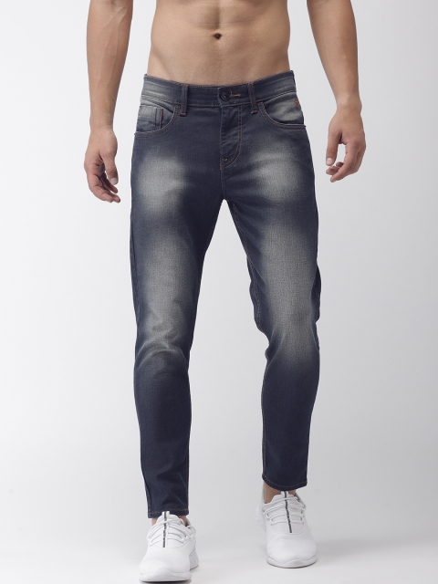 

Flying Machine Men Blue Mankle Tapered Fit Mid-Rise Clean Look Stretchable Jeans