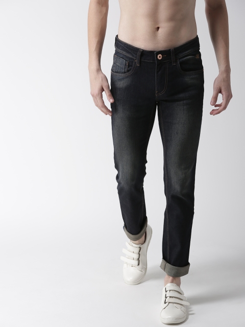 

Flying Machine Men Navy Blue Jackson Skinny Fit Mid-Rise Clean Look Stretchable Jeans