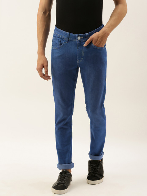 

Flying Machine Men Blue Jackson Skinny Fit Mid-Rise Clean Look Stretchable Jeans