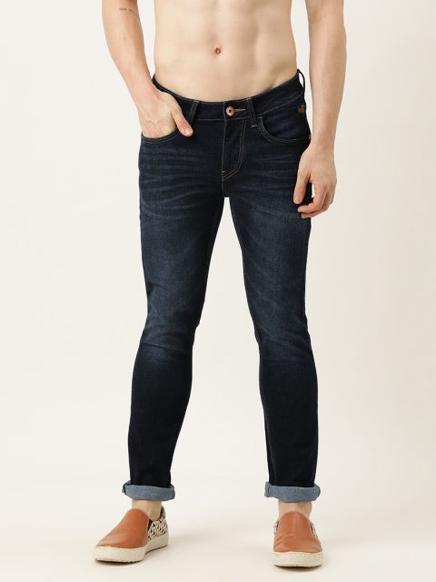 

Flying Machine Men Navy Blue Skinny Fit Jackson Light Fade Stretchable Jeans