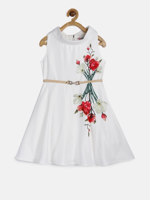 

Peppermint Girls Off-White Fit and Flare Dress