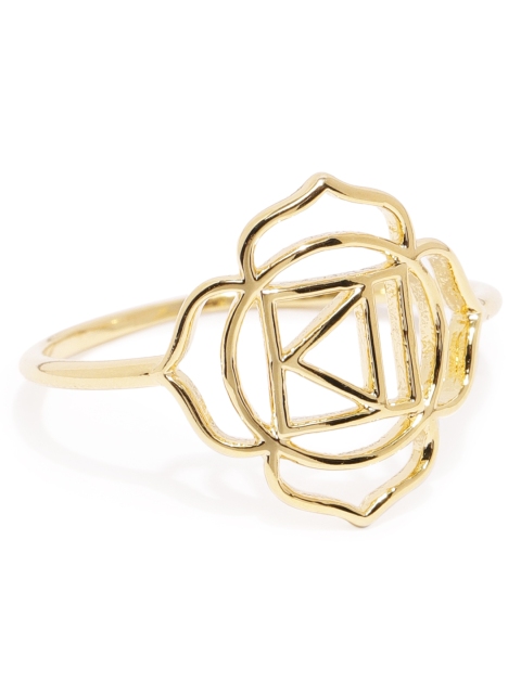 

Accessorize Women Gold-Plated Geometric Finger Ring