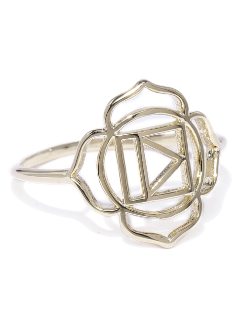 

Accessorize Women Gold-Plated Geometric Finger Ring