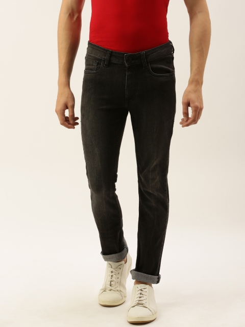 

Flying Machine Men Black Jackson Skinny Fit Mid-Rise Clean Look Stretchable Jeans