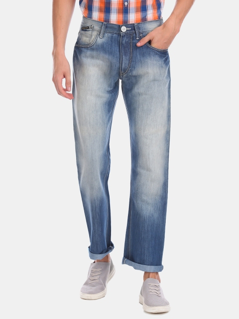 

Flying Machine Men Blue Relaxed Fit Mid-Rise Clean Look Jeans