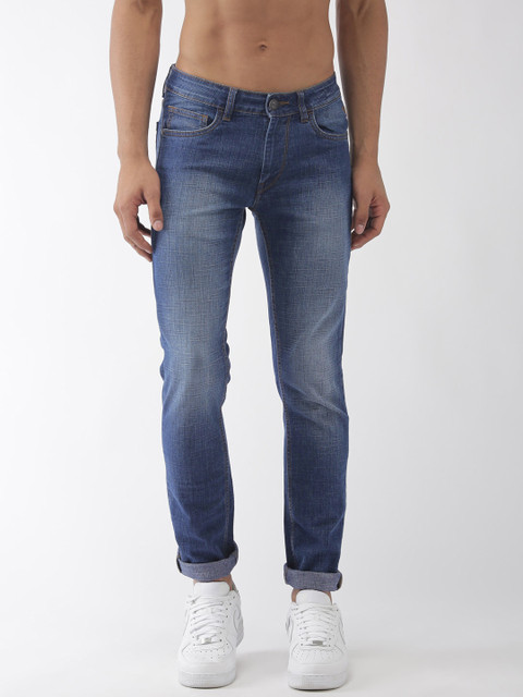 

Flying Machine Men Blue Jackson Skinny Fit Low-Rise Clean Look Stretchable Jeans