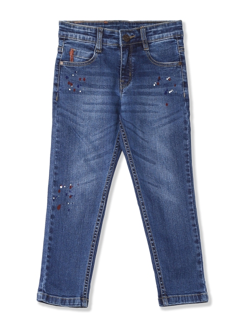 

Cherokee Boys Blue Slim Fit Mid-Rise Clean Look Stretchable Jeans