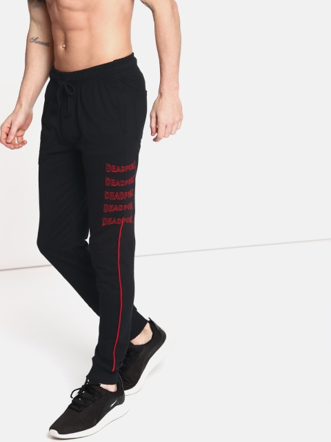 

Kook N Keech Marvel Men Black Self Design Joggers