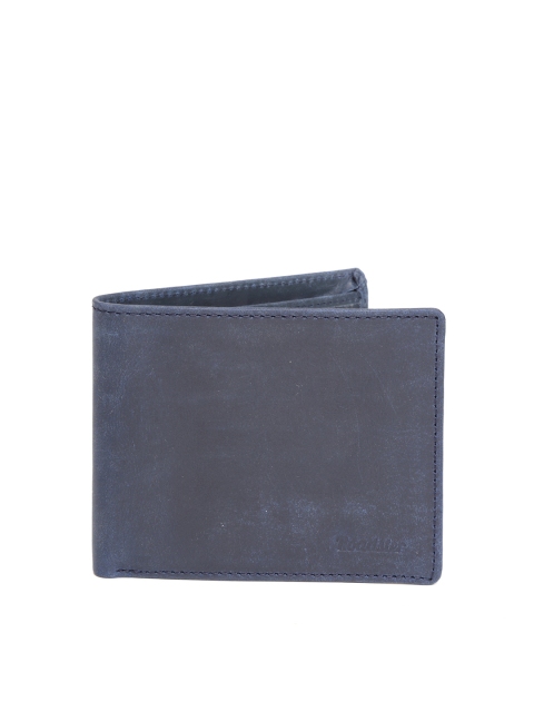 

Roadster Men Navy Leather Wallet, Navy blue