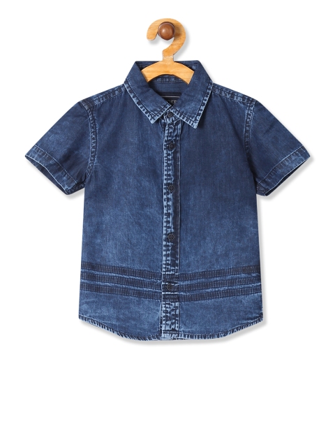 

Cherokee Boys Blue Regular Fit Faded Casual Shirt