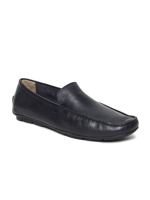 

Arrow Men Navy Blue Leather Driving Shoes