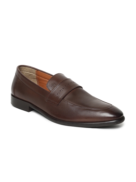 

Arrow Men Brown Formal Leather Slip-Ons