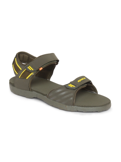 

Sparx Men Olive Green Sports Sandals