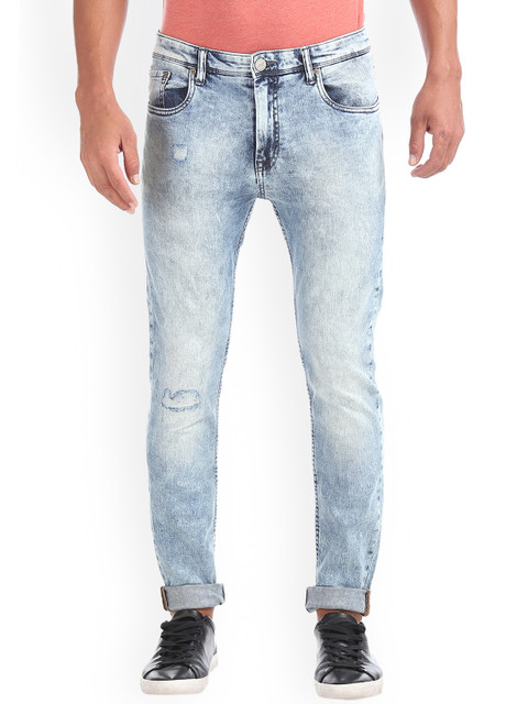 

Cherokee Men Blue Slim Fit Low-Rise Low Distress Stretchable Jeans