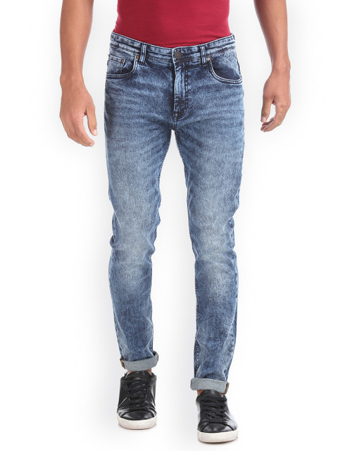 

Cherokee Men Blue Slim Fit High-Rise Clean Look Stretchable Jeans
