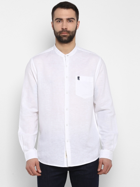 

Red Tape Men White Regular Fit Solid Casual Shirt