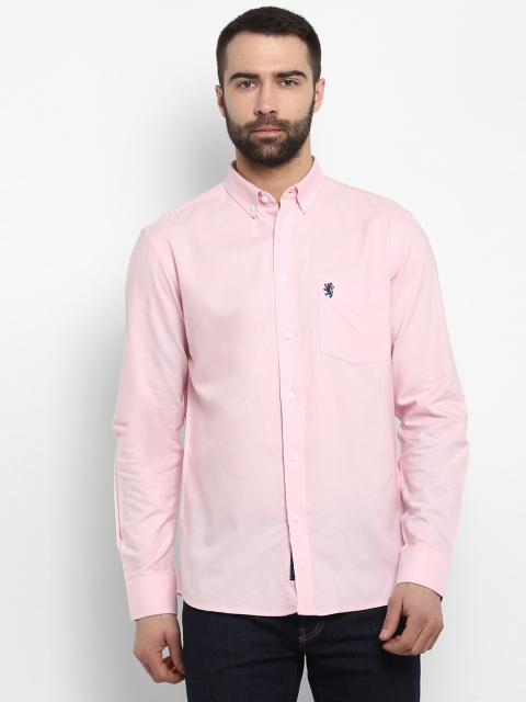 

Red Tape Men Pink Regular Fit Solid Casual Shirt