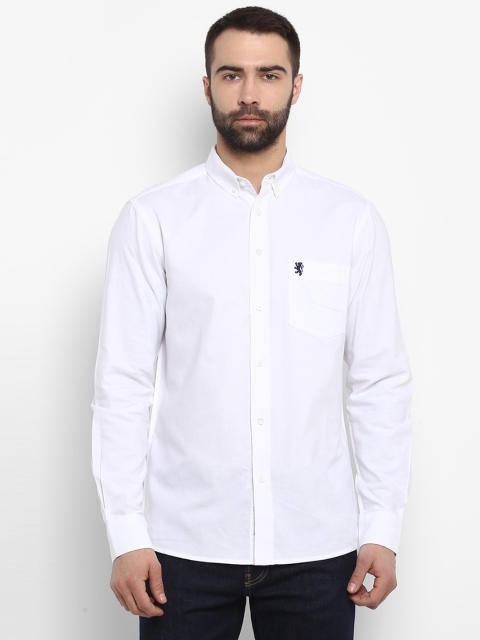 

Red Tape Men White Regular Fit Solid Casual Shirt