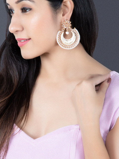 

Rubans Gold-Plated & Handcrafted Classic Chandbalis