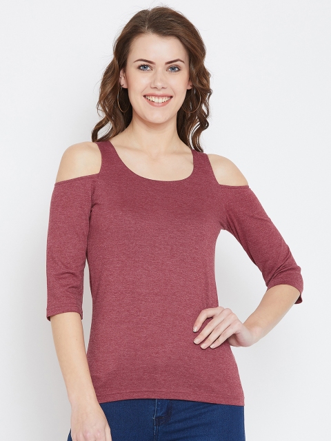 

Hypernation Women Mauve Solid Top